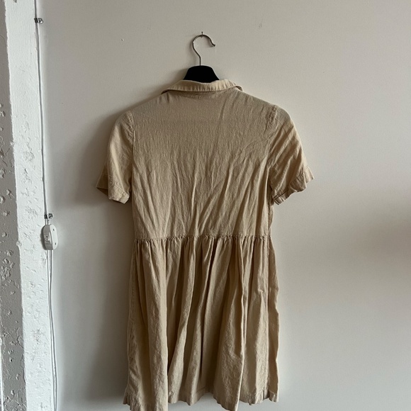 cream midi dress boxy fit - Picture 3 of 3